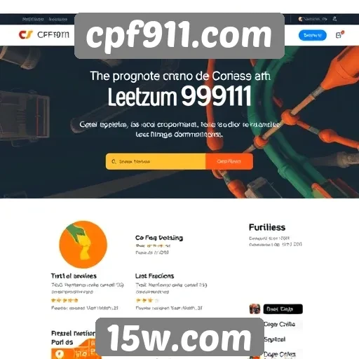 Avaliação da experiência do usuário em cpf911.com